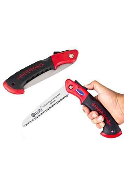 Genel Markalar 2 Adet Katlanabilir Ağaç Budama Mini Kamp Testeresi Çakı Bıçak