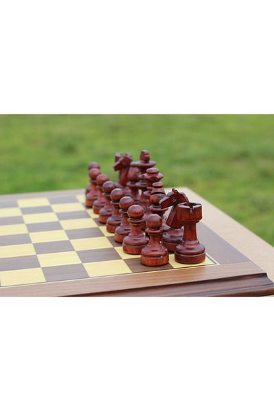 megame Handmade Walnut Solid Chess Set, Luxury Chess, Wooden Chess Pieces, Solid Walnut Chess,