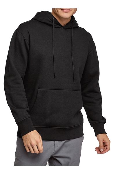 PLA CLOTHİNG Черна качулка унисекс