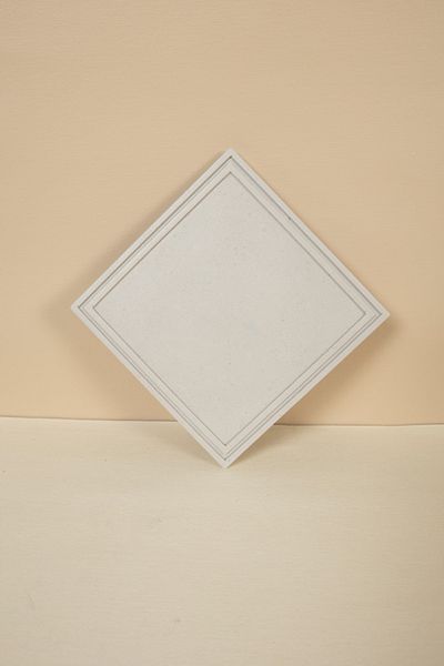 Handmeight Concrete Square Gray Color Coaster / Presentation Stand / Tray
