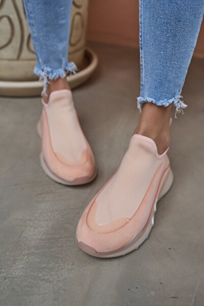 ANGELİNA JONES Calole Kadın Kavun Turuncu Airtaban Detay Sneakers Ayakkabı