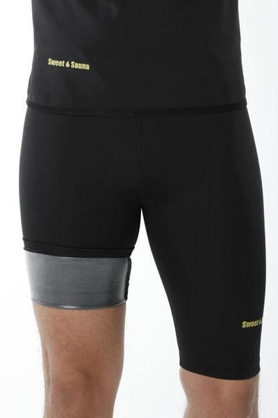 Sweet Sauna Pantaloni scurti sport unisex termici - Noul sezon negru