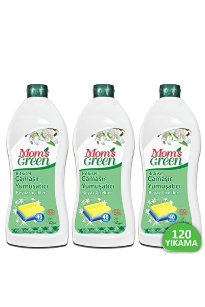 Mom's Green 3'lü Set Mom's Green Bitkisel Çamaşır Yumuşatıcı 120 Yıkama - BEY...