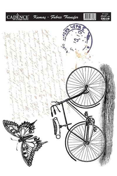 Cadence Fabric Transfer Bicycle 25X35 Kt-02