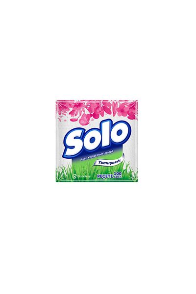 Solo 30 Cmx30 Cm 100-piece Hygienic StorAge NApkin - Soft OPen CLose