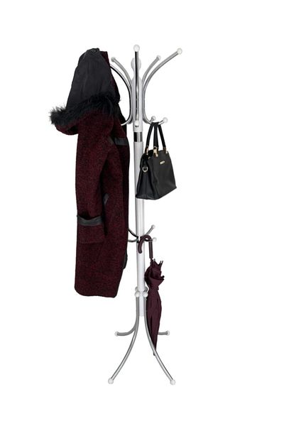 TOLUNAY White Clover Model Coat Rack Standing Hanger