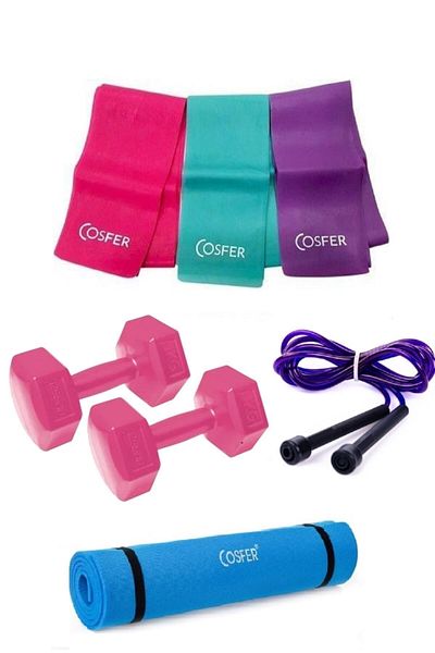 Cosfer 4 Piece Pilates Set -vgtkn