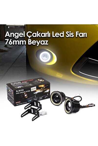 FRT Ottoman Angel Led Lamba Mercek Gündüz Sis Farı 76 Mm Beyaz