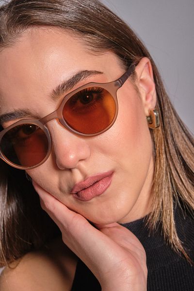 Monvago Mv 001007 -1 Brown Unisex Sunglasses