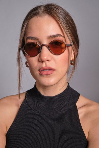 Monvago Mv 001008 -1 Brown Unisex Sunglasses