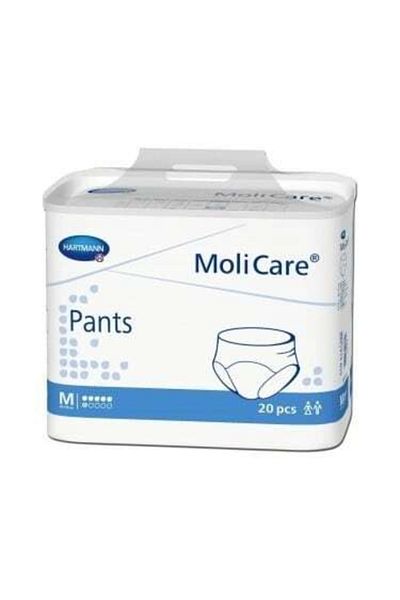Hartmann Molicare Pants Absorbent Panties 6 Drops Medium 20 Pieces 2 Packs 40 Pieces