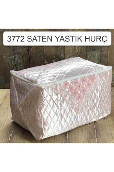orhanucuzluk Satin Pillow Bag (75x40x40) White