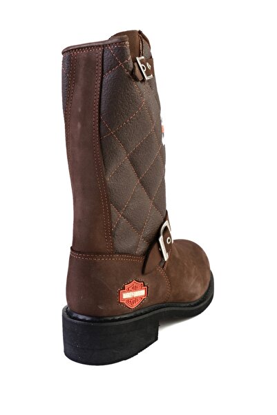Harley Davidson Laconia Brown Nubuk Erkek Bot