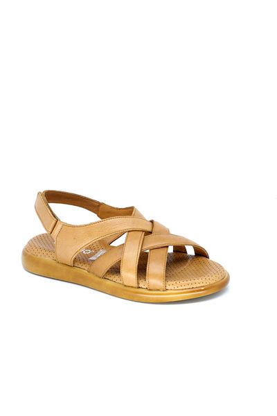 TRENDYSHOES Trendyshose Ak-052 Δερμάτινα Ανατομικά Γυναικεία Σανδάλια