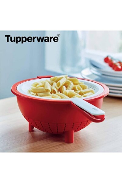 Tupperware مصفاة مزدوجة أحمر (2 لتر - 400 مل)