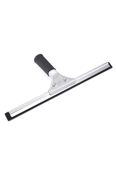 AYLA STAND Windshield Cleaning Apparatus Squeegee Metal 25 Cm+ Microfiber Plush And Apparatus 25cm And Microfiber Cloth