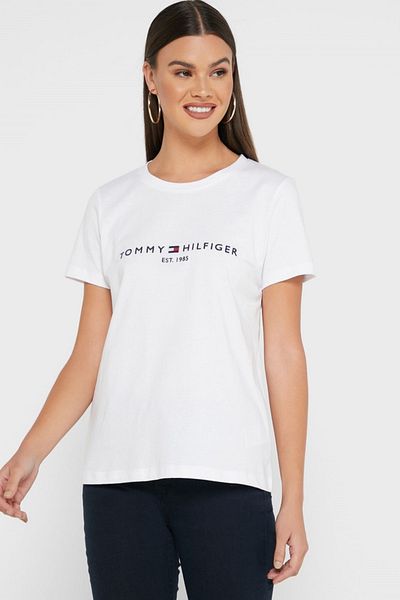 Tommy Hilfiger Dámské bílé tričko Ww0ww28681
