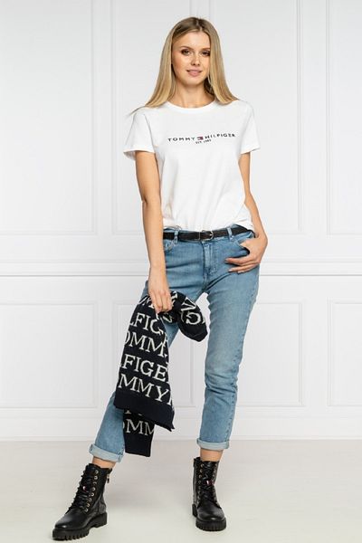 Tommy Hilfiger Dámské bílé tričko Ww0ww28681