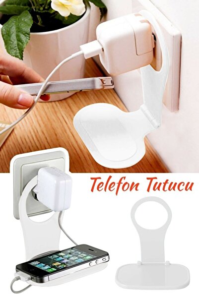 Özasya AVM Telefon Tutucu Priz Için Şarj Standı