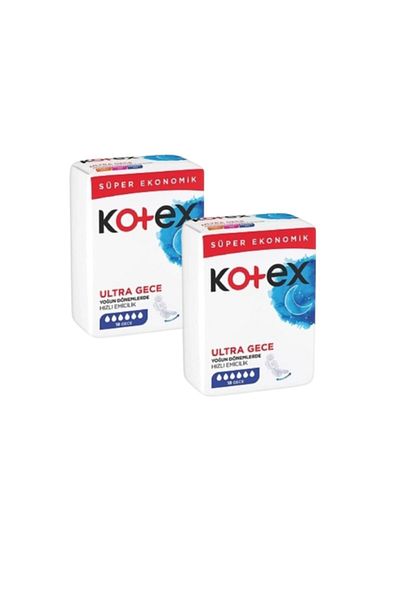 Kotex Ultra Quadro Super Night 16 X 2 32 Pieces