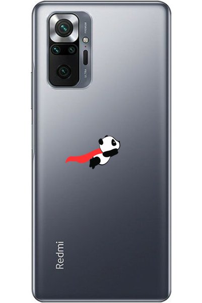 WANNA PROTECT حافظة هاتف Xiaomi Redmi Note 10 Pro من السيليكون الشفاف بنمط ال...