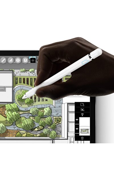 m.tk moveteck Galaxy Tab S6 Lite P610 Uyumlu Stylus Pen Aktif Kapasitif Dokunmatik Tablet Kalemi - Teknik Çizim