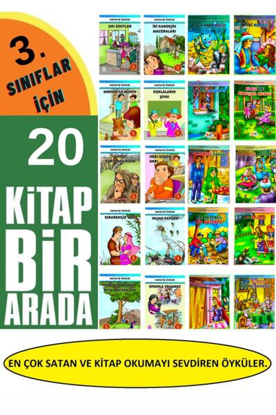 Ata Yayıncılık 3.sınıflar Için Okumayı Sevdiren 20'li Süper Kitap Seti