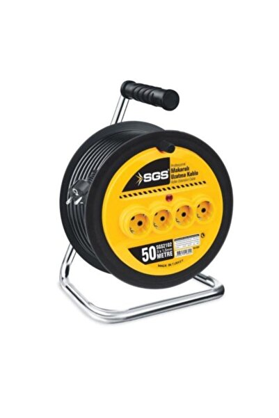 SGS Makaralı Elektrik Uzatma Kablo 3x1.5 50mt