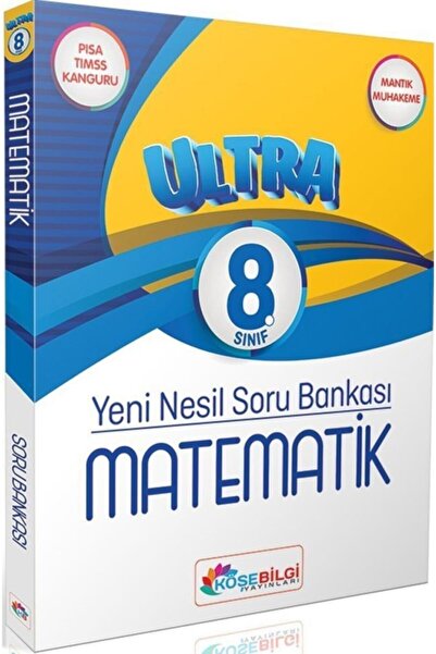köşebilgi yayınları 8. Sınıf Lgs Ultra Matematik Çözümsüz Soru Bankası 2021-2022