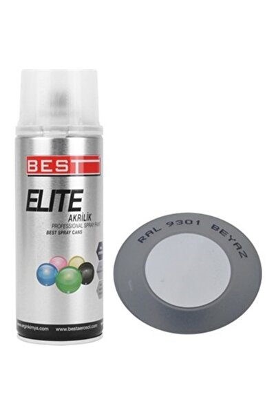 Genel Markalar Akrilik Elite 9301 Beyaz Eşya Beyazı Sprey Boya 400 Ml