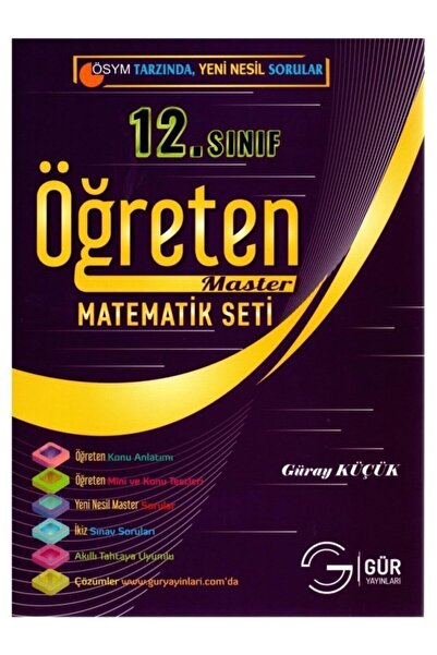 Gür Yayınları Öğreten Matematik Fasikülleri 12. Sınıf Master Matematik Seti