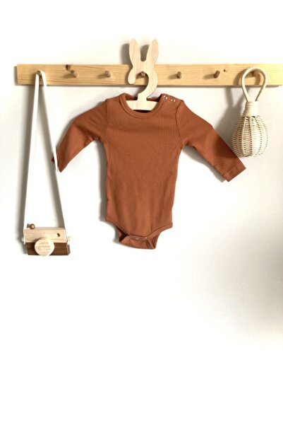 KEY KIDS Tile Corded Organic Modal Long Sleeve Bodysuit