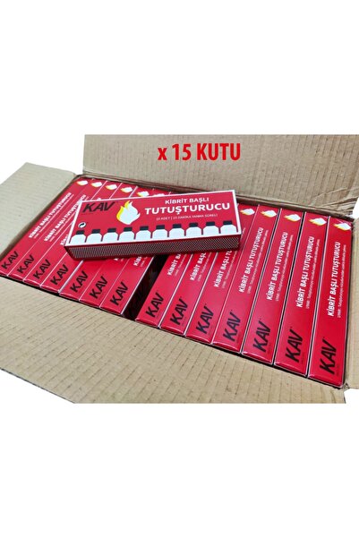 Kav Orijinal Kibrit Başlı Tutuşturucu 10 Lu X 15 Kutu