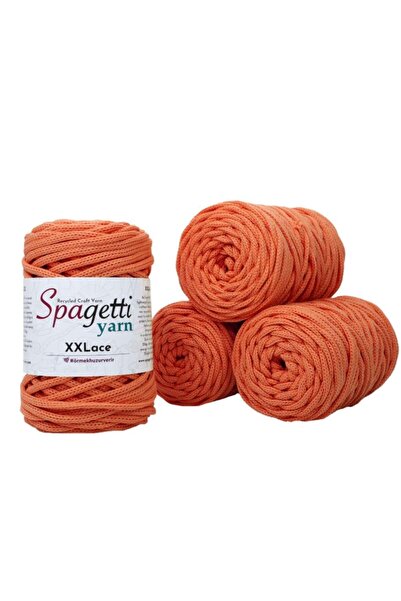 Spagettiyarn Turuncu Xxlace - 4'lü Set