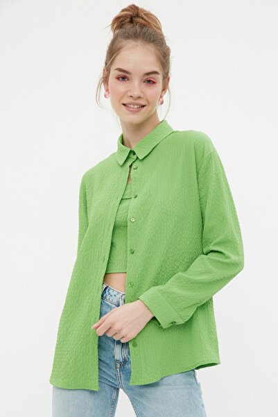 Trendyol Collection Green Basic ing TWOSS22GO0648