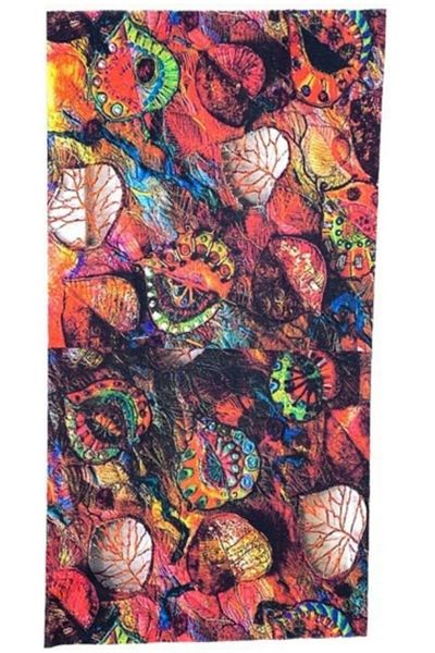 Dünyadan Hediyeler Leaf Themed Buff Neck Collar Bandana No 132