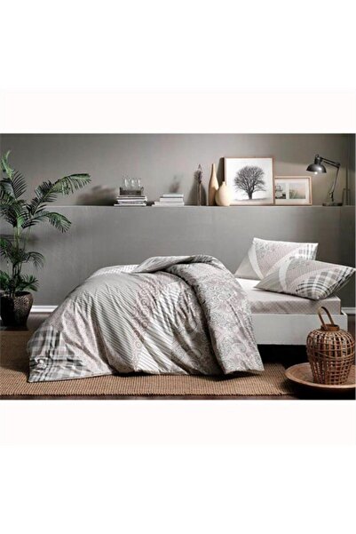 Taç Happy Days Ranforce Tek Kişilik Nevresim Takımı Saylor Gri