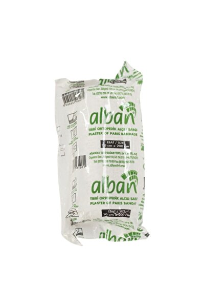 Alban 10 Adet Medikal Alçılı Sargı 10 Cm X 2 M Alçı Sargı Bezi - Alçı Sargı