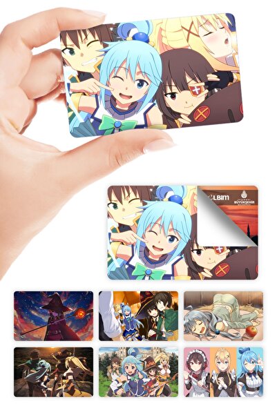 ZipZap ملصق تغطية بطاقة كونوسوبا 7 قطع