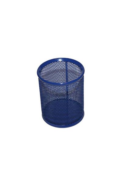 Globox Navy Blue Metal Mesh Pen Holder 3185 Fx