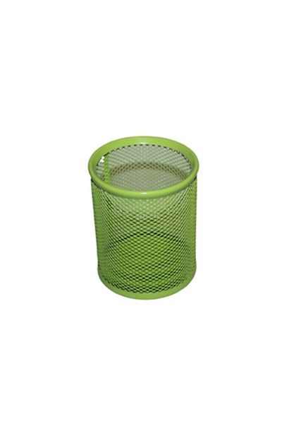 Globox Light Green Metal Mesh Pen Holder 3185 Fx