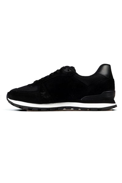Hammer Jack Περού Γνήσιο Suede Leather Μαύρα Ανδρικά Casual Αθλητικά Παπούτσια