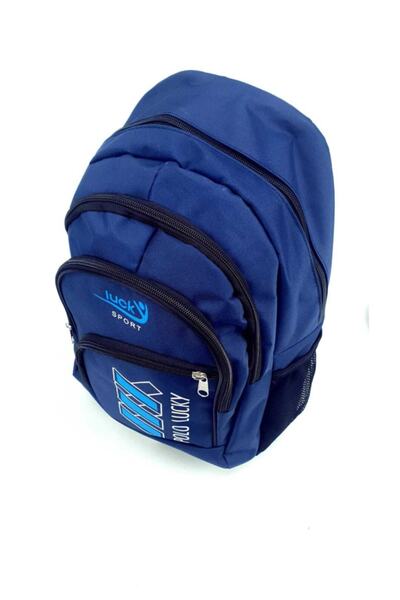 LUCKY BAG Geantă pentru școală și zilnică pentru elevi de liceu, albastru, pentru școala primară