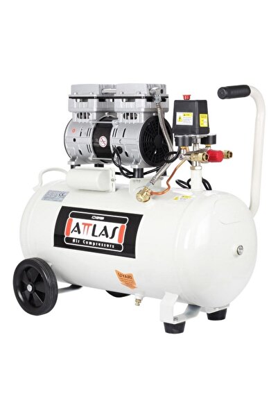 Attlas Sk1025 Monofaze Sessiz Kompresör 230 V 8 Bar 24 Lt