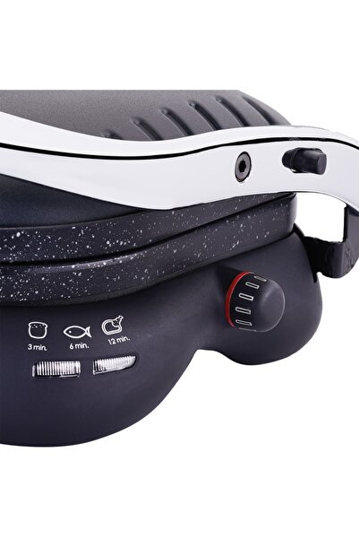 KORKMAZ Castron Siyah Tost Makinesi