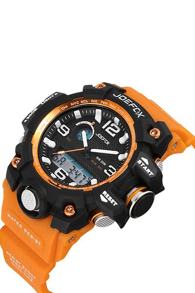 Joefox Small Case Children's Sports Calendar Wristwatch