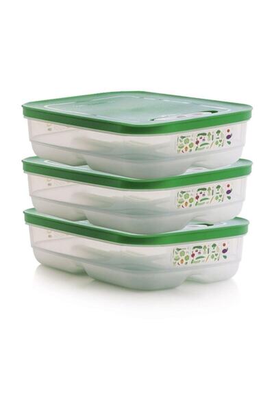 Tupperware Sera Refrigerator Storage Container Horizontal 3x1.8 lt