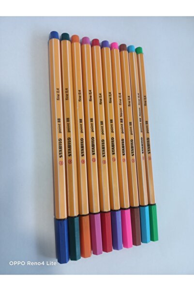 Stabilo İnce Keçe Uçlu Kalem 10lu