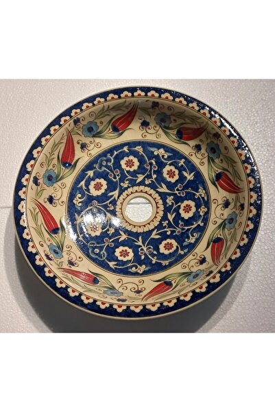 Kütahya Çini Eskitme Porselen Lavabo Eskitme 60