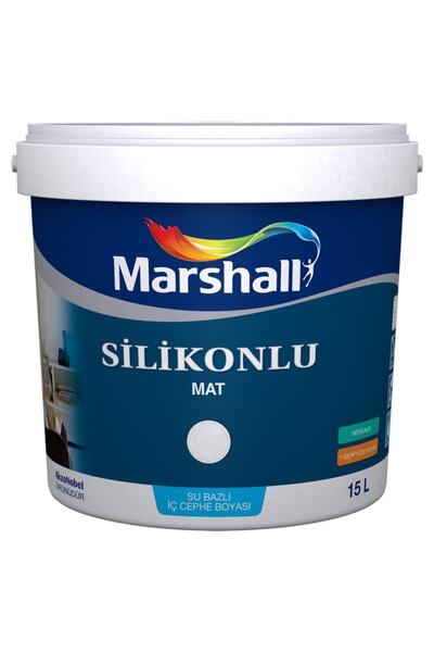 Marshall Silikonlu Mat Su Bazlı İç Cephe Boyası 15 lt